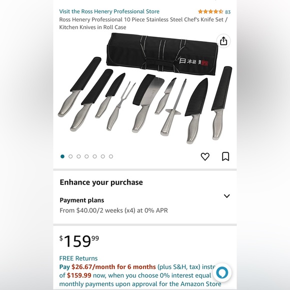 Ross Henery japanese style chef knife set - Picture 2 of 11